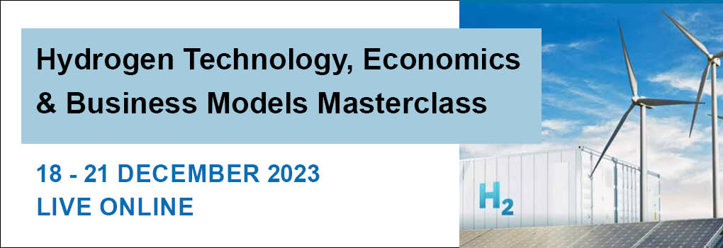 Hydrogen Technology Economics and Business Models Masterclass 2023